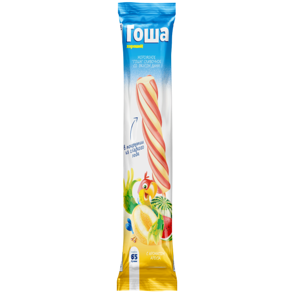 «GOSHA» melon-watermelon creamy screw popsicle